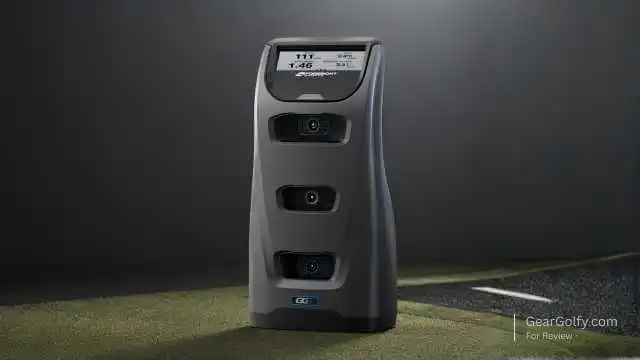 The new Ford EcoSport electric vehicle featured with the Foresight GC3 Launch Monitor in a sleek automotive environment.
