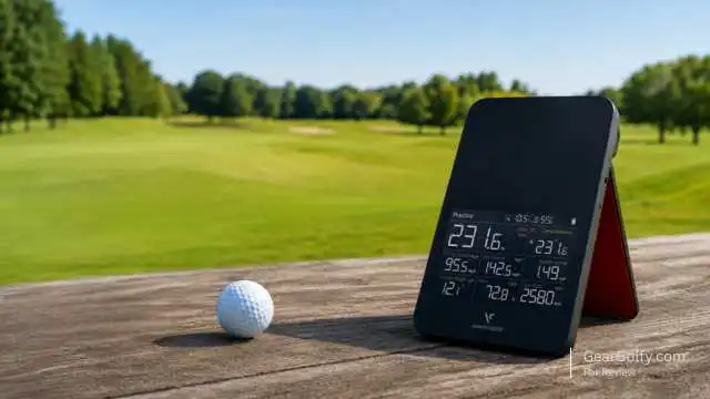 Golf GPS tracker featuring the Swing Caddie SC4 Pro, emphasizing its design and build quality- gear golfy